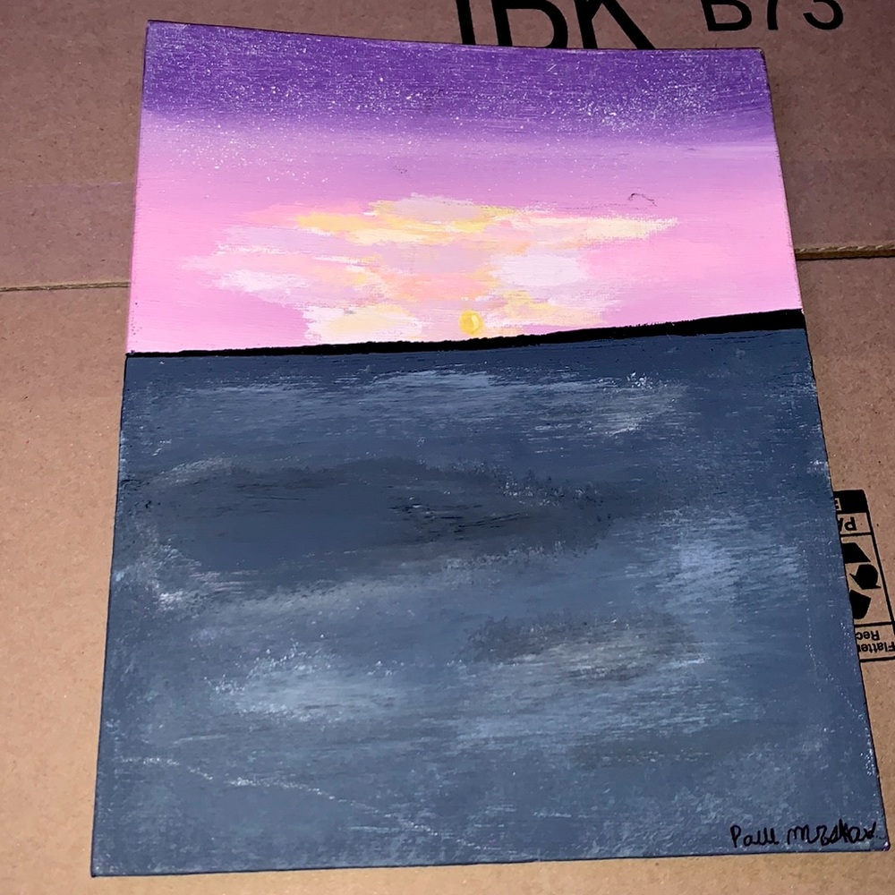 Sunset painting